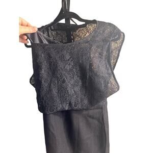 Vintage Black Lace Little Black Dress